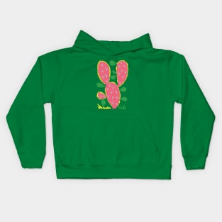 CACTUS PINK Kids Hoodie